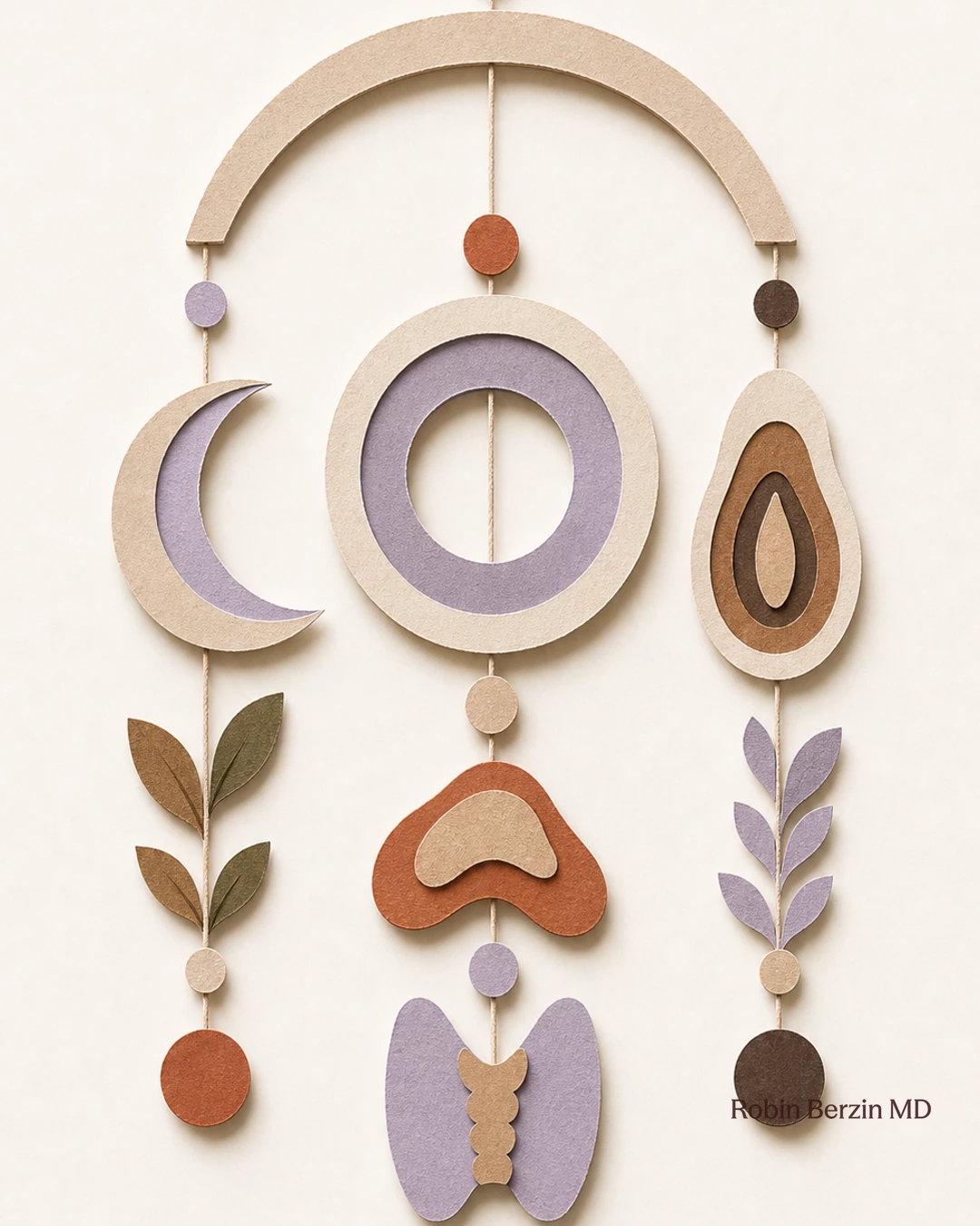 How to achieve optimal hormone balance, regardless of age editorial cut-paper collage illustration