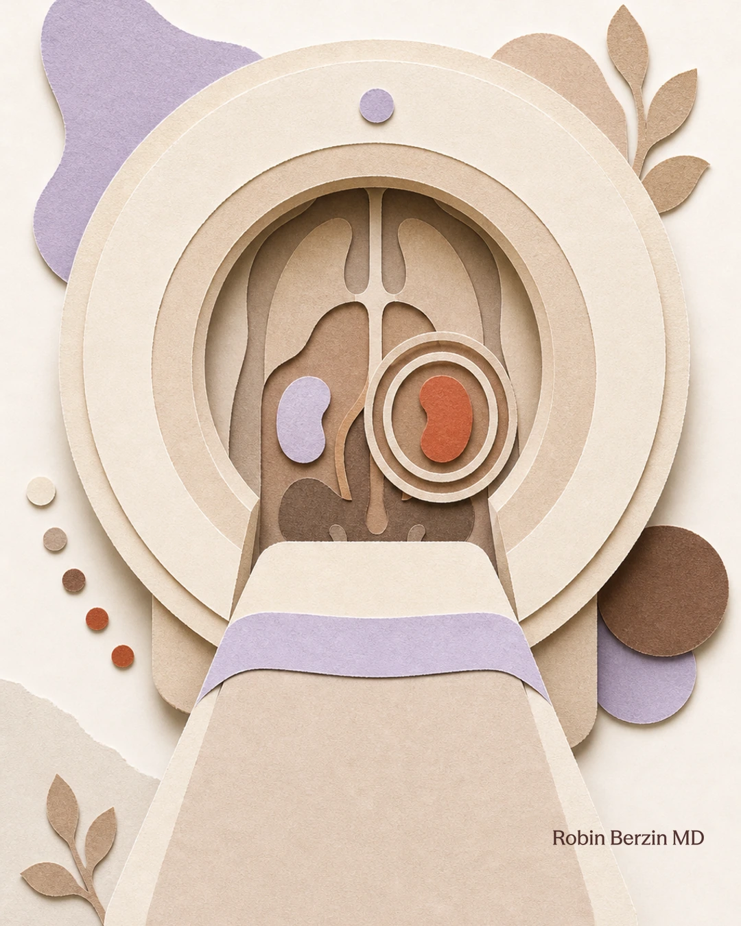 Is it worth $2,500 to catch disease before it starts? editorial cut-paper collage illustration